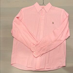 Polo by Ralph Lauren Men's Light Pink Button Down Shirt